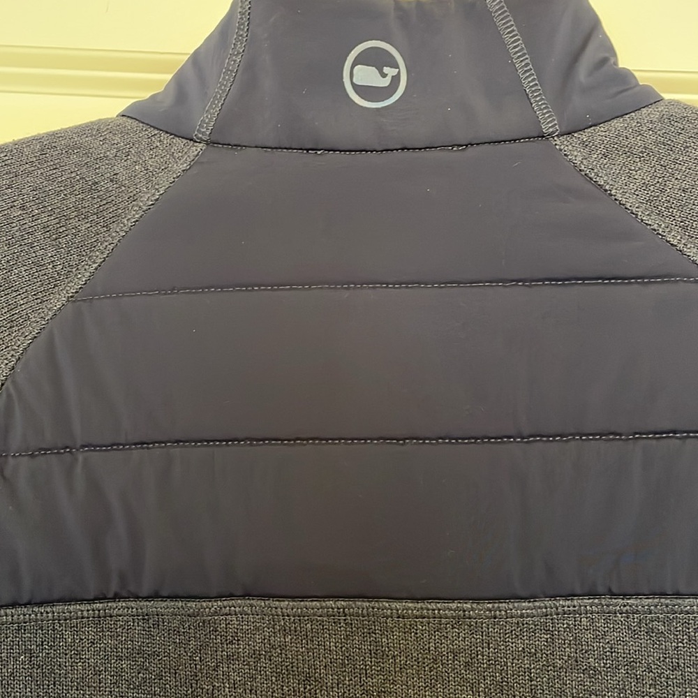 Vineyard Vines pullover jacket in dark navy - Picture 6 of 7